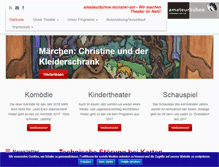 Tablet Screenshot of amateurbuehne.de